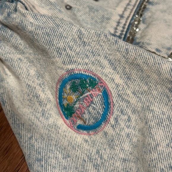 Vintage 1980s Hand Beaded and Embellished Extra Blues Jean Jacket Size M - Picture 10 of 16